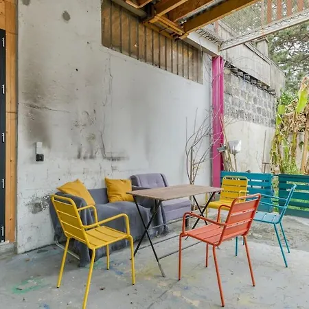 Apartment Loft Urban Garden: 4 People - Wifi Fiber - Terrace *